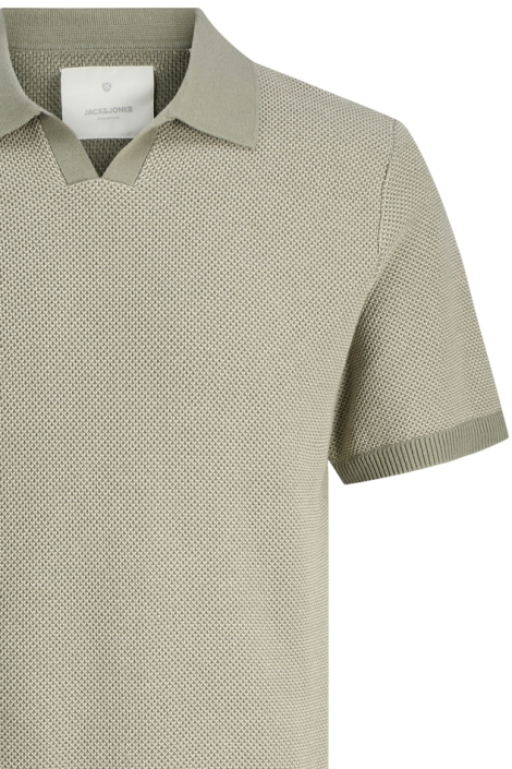 Jack & Jones jprcceaston knit split neck ss sn
